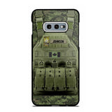 Personalized Canadian Veteran/Soldier Uniform Rank Camo Phonecase Printed 23MAR-DT01