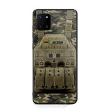 Personalized French Veteran/Soldier Uniform Rank Camo Phonecase Printed 23MAR-DT01