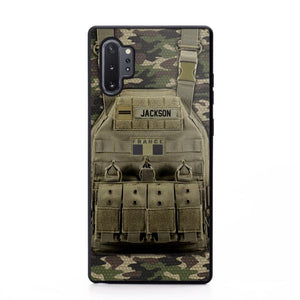 Personalized French Veteran/Soldier Uniform Rank Camo Phonecase Printed 23MAR-DT01