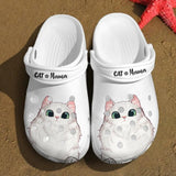 Personalized Cats In My Heart Gift For Cat Mom Clog Slipper Shoes Printed 22MAR-DT03