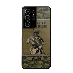 Personalized Swiss Soldier Once A Soldier Always A Soldier Camo Phonecase Printed 23MAR-DT07