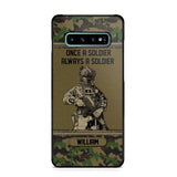 Personalized Swiss Soldier Once A Soldier Always A Soldier Camo Phonecase Printed 23MAR-DT07