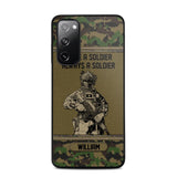 Personalized Swiss Soldier Once A Soldier Always A Soldier Camo Phonecase Printed 23MAR-DT07