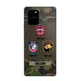 Personalized Swiss Soldier/ Veteran Logo Camo Phonecase Printed 23MAR-DT08