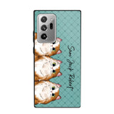 Personalized Cat Lovers With Colorful Background Phonecase Printed 23MAR-HQ10