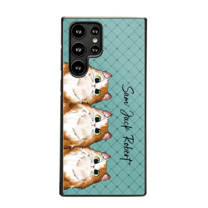 Personalized Cat Lovers With Colorful Background Phonecase Printed 23MAR-HQ10