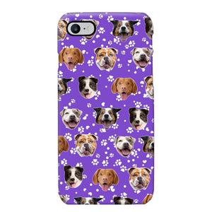 Personalized Upload Your Dog Photo Head Dog Lovers Phonecase Printed QTHQ1303