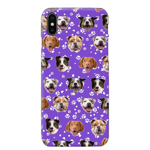 Personalized Upload Your Dog Photo Head Dog Lovers Phonecase Printed QTHQ1303