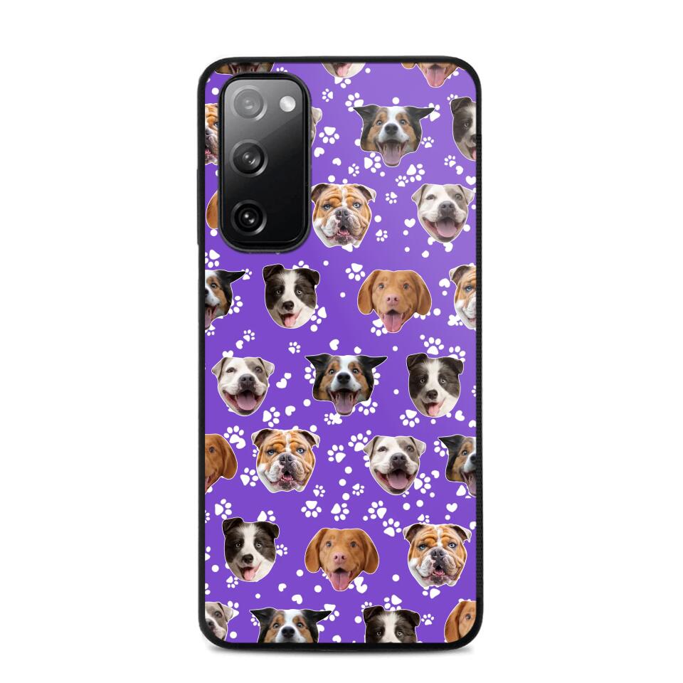 Personalized Upload Your Dog Photo Head Dog Lovers Phonecase Printed QTHQ1303