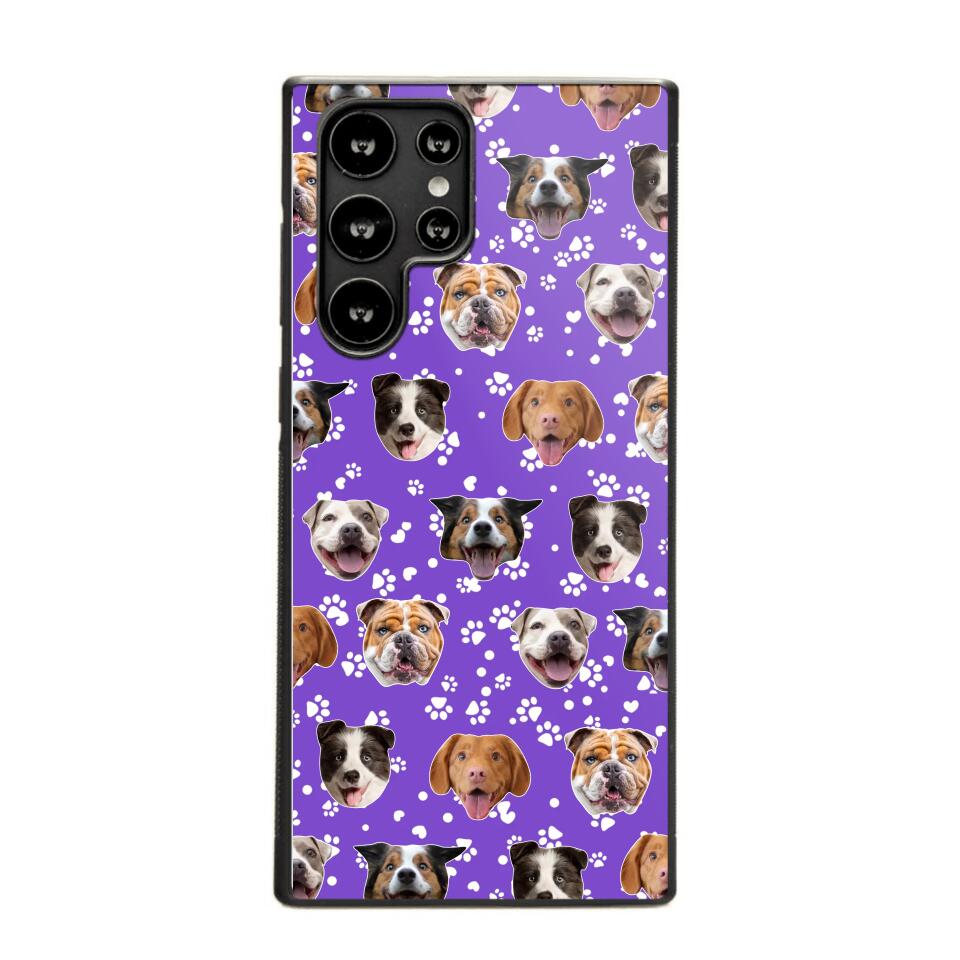 Personalized Upload Your Dog Photo Head Dog Lovers Phonecase Printed QTHQ1303