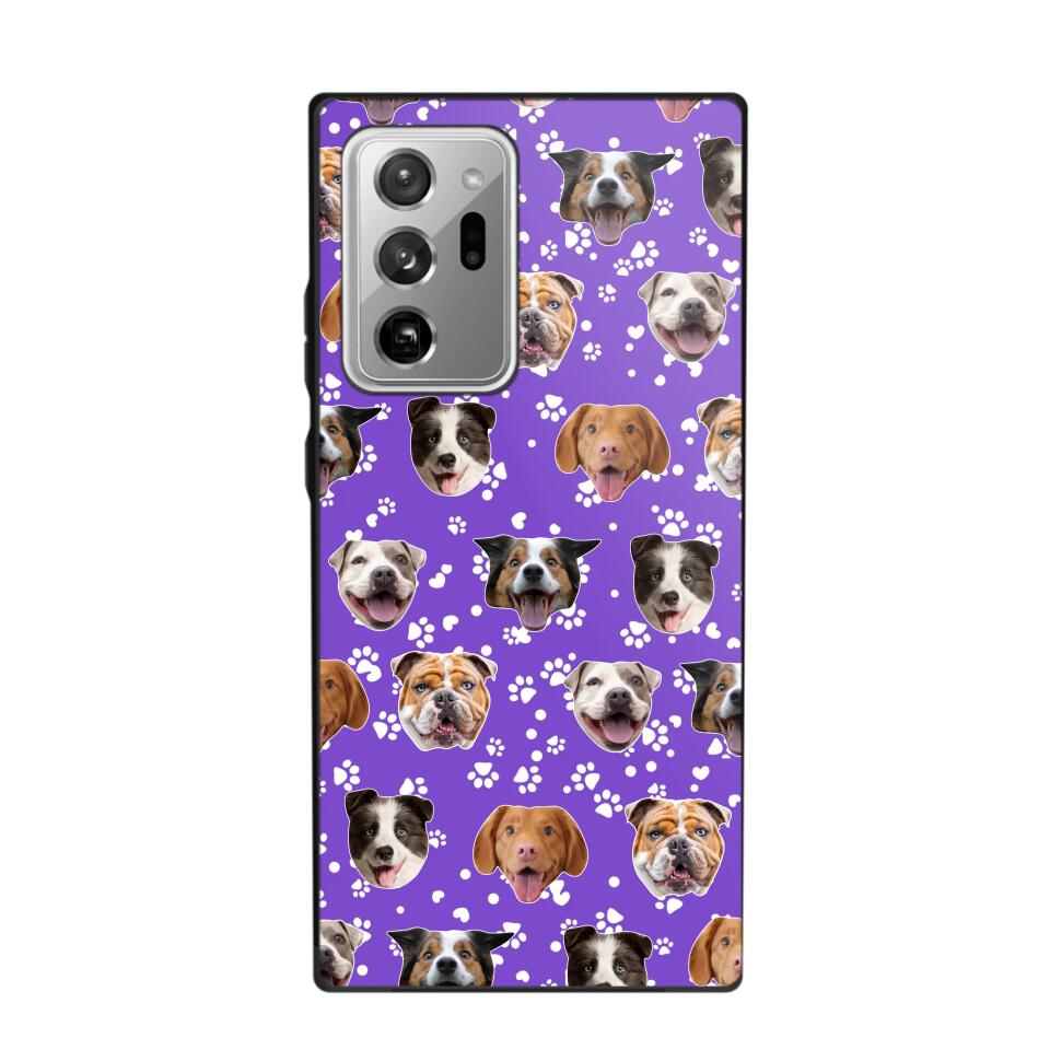 Personalized Upload Your Dog Photo Head Dog Lovers Phonecase Printed QTHQ1303