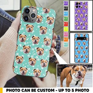 Personalized Upload Your Cat Photo Head Cat Lovers Phonecase Printed QTHQ1303