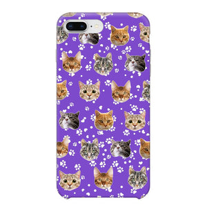 Personalized Upload Your Cat Photo Head Cat Lovers Phonecase Printed QTHQ1303