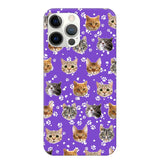 Personalized Upload Your Cat Photo Head Cat Lovers Phonecase Printed QTHQ1303