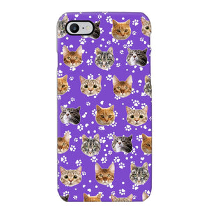 Personalized Upload Your Cat Photo Head Cat Lovers Phonecase Printed QTHQ1303