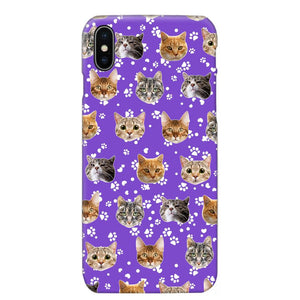 Personalized Upload Your Cat Photo Head Cat Lovers Phonecase Printed QTHQ1303