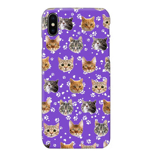 Personalized Upload Your Cat Photo Head Cat Lovers Phonecase Printed QTHQ1303