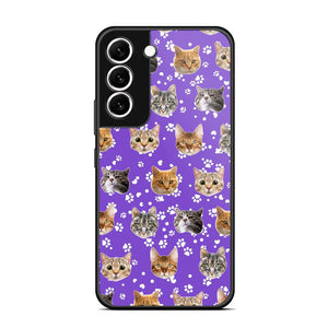 Personalized Upload Your Cat Photo Head Cat Lovers Phonecase Printed QTHQ1303