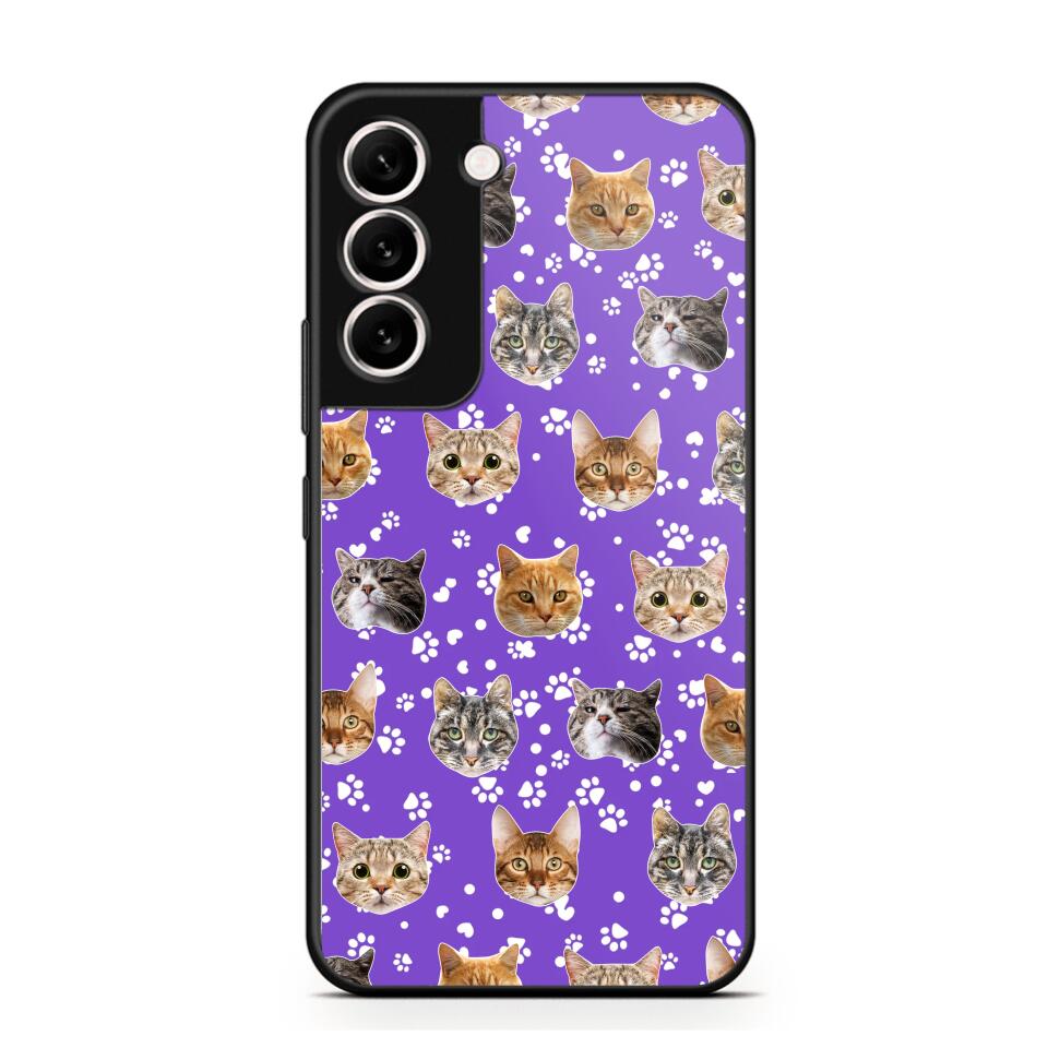 Personalized Upload Your Cat Photo Head Cat Lovers Phonecase Printed QTHQ1303