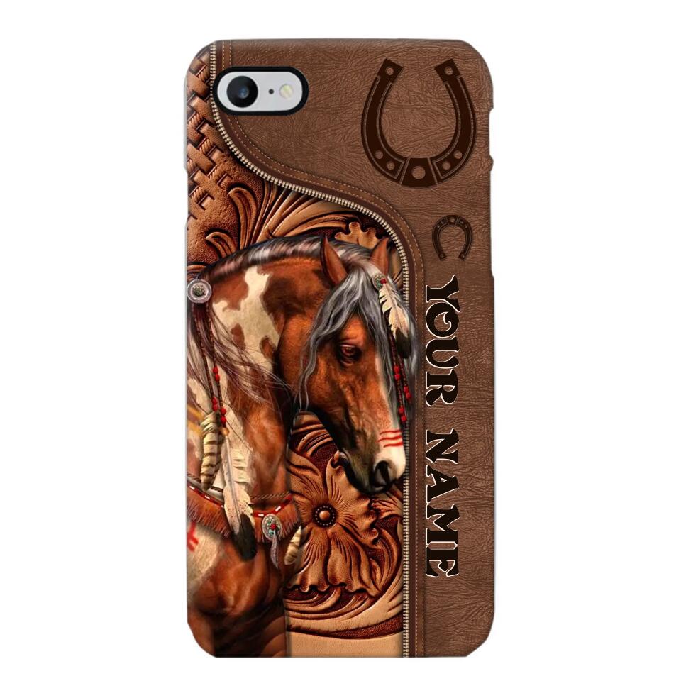 Personalized Horse Lovers Phonecase Printed 23MAR-DT15