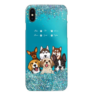 Personalized Dogs & Name Dog Lovers Gift Phonecase Printed 23MAR-DT17