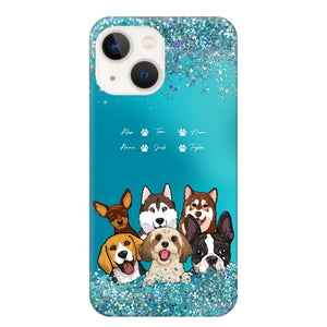 Personalized Dogs & Name Dog Lovers Gift Phonecase Printed 23MAR-DT17