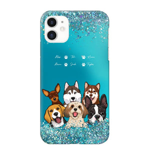 Personalized Dogs & Name Dog Lovers Gift Phonecase Printed 23MAR-DT17