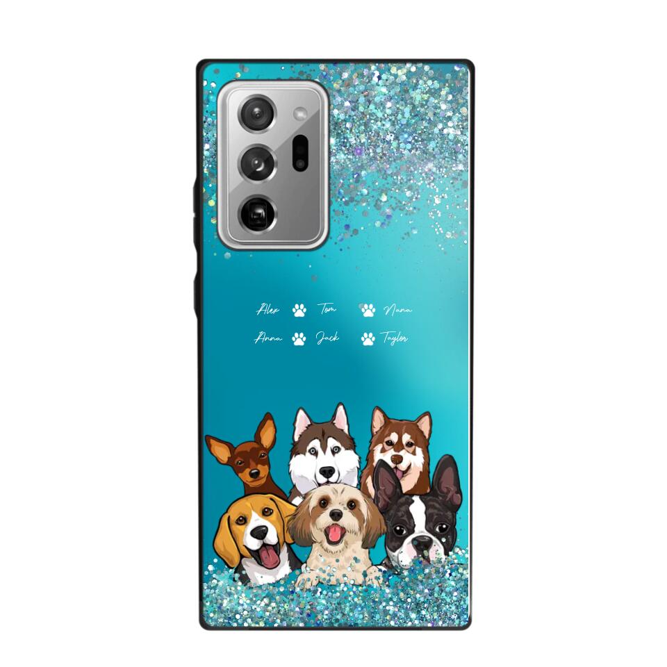 Personalized Dogs & Name Dog Lovers Gift Phonecase Printed 23MAR-DT17