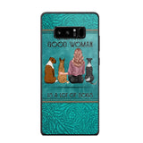 Personalized Behind Every Good Woman Is A Lot Of Dogs & Name Dog Lovers Gift Phonecase Printed 23MAR-DT18