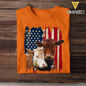 Personalized Upload Your Cattle Photo Tshirt Printed 23MAR-DT18