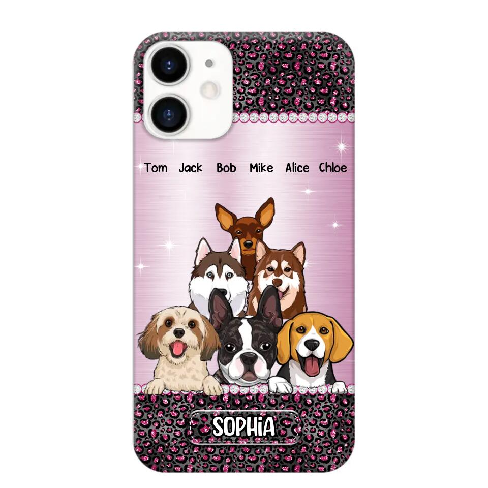 Personalized Dogs & Name Dogs Lovers Gift Phonecase Printed 23MAR-HQ20