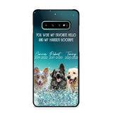 Personalized Upload Your Dog or Memorial Dog Photo You Were My Favorite  Phonecase Printed PNDT2003