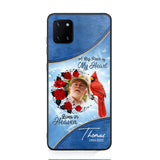 Personalized Upload Photo Memorial A Big Piece Of My Heart Lives in Heaven Phonecase Printed QTDT2103