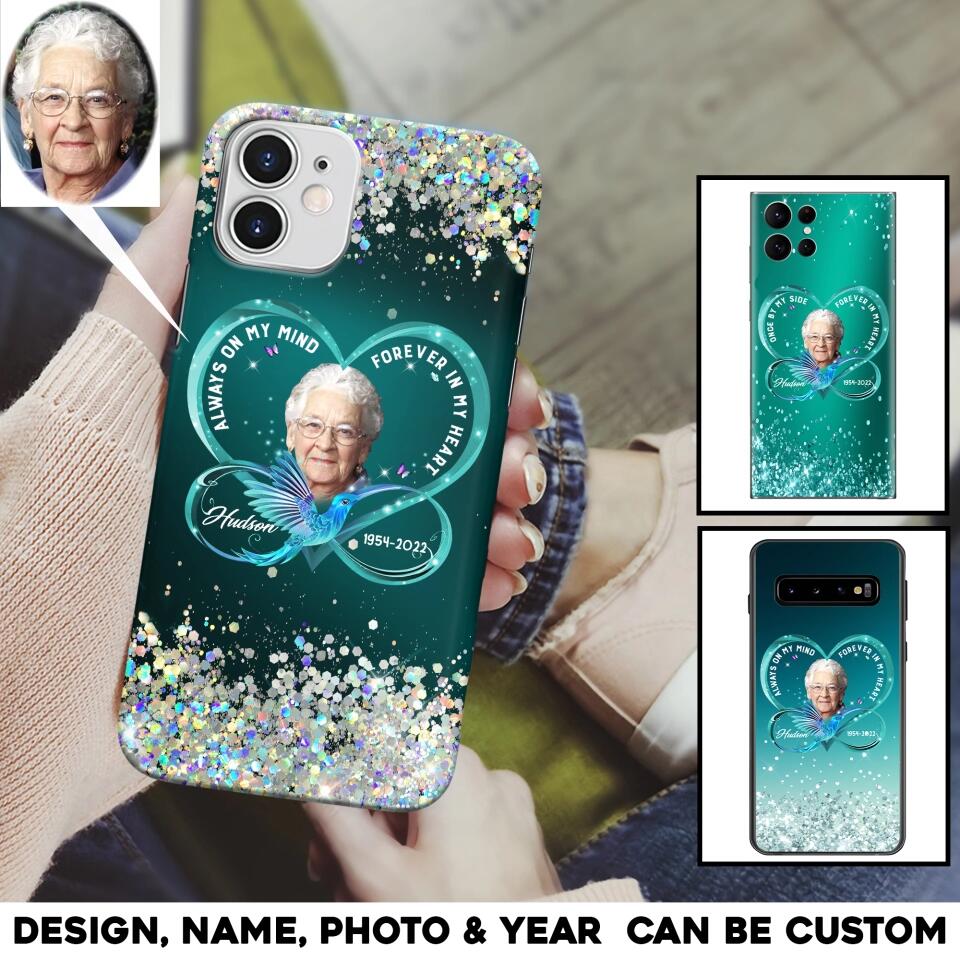 Personalized Upload Your Grandma Photo Once By My Side Forever In My Heart Phonecase Printed PNHQ2103