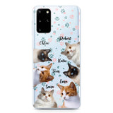 Personalized Upload Your Cat Photo Cat Lovers Silicon Phonecase 23MAR-DT22