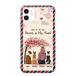 Personalized Dog Lovers Once By My Side Forever In My Heart Phonecase Printed PNDT2203