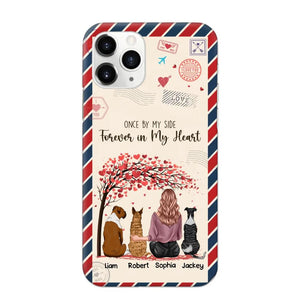 Personalized Dog Lovers Once By My Side Forever In My Heart Phonecase Printed PNDT2203