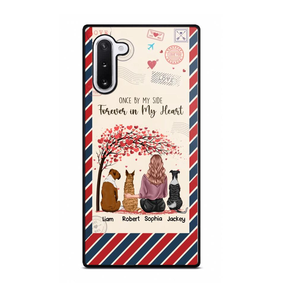 Personalized Dog Lovers Once By My Side Forever In My Heart Phonecase Printed PNDT2203