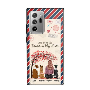 Personalized Dog Lovers Once By My Side Forever In My Heart Phonecase Printed PNDT2203