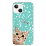 Personalized Upload Your Pet Photo Pet Lovers Silicon Phonecase 23MAR-HQ22