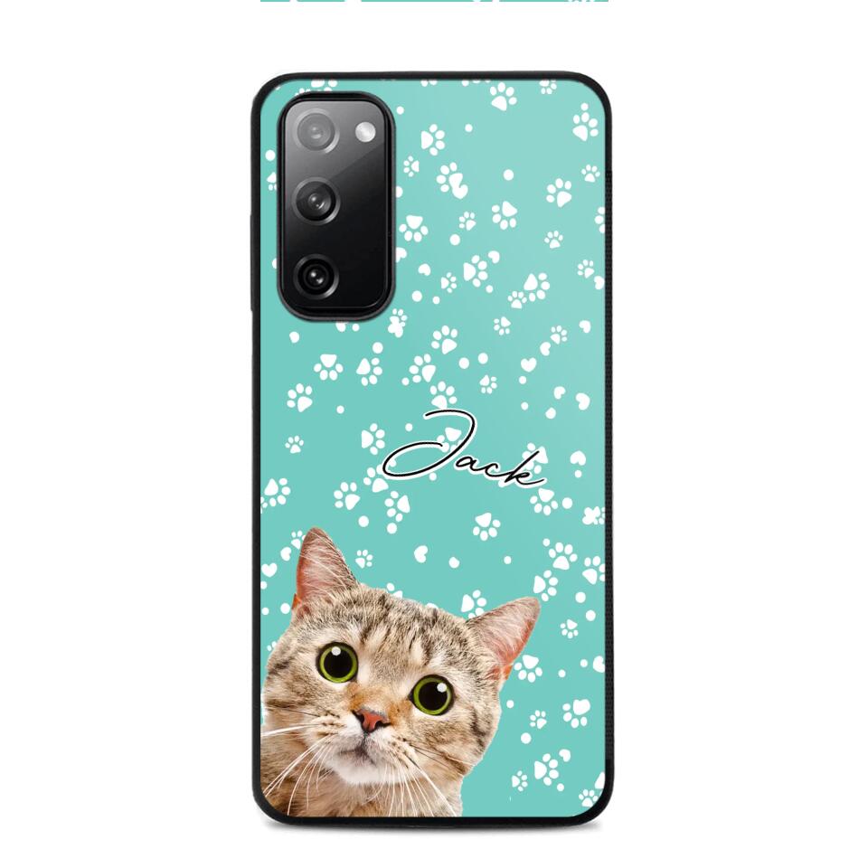 Personalized Upload Your Pet Photo Pet Lovers Silicon Phonecase 23MAR-HQ22