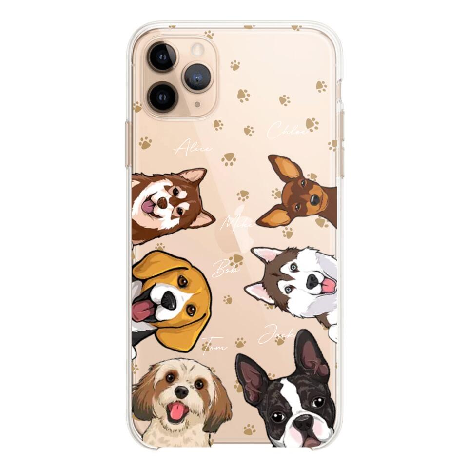 Personalized Dog Lovers Silicon Phonecase 23MAR-HQ22