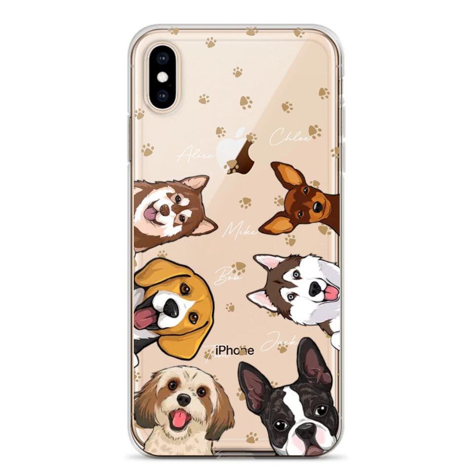 Personalized Dog Lovers Silicon Phonecase 23MAR-HQ22