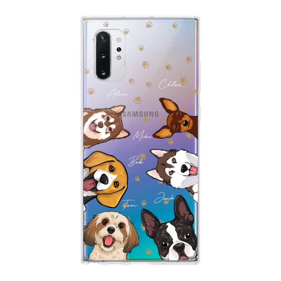 Personalized Dog Lovers Silicon Phonecase 23MAR-HQ22