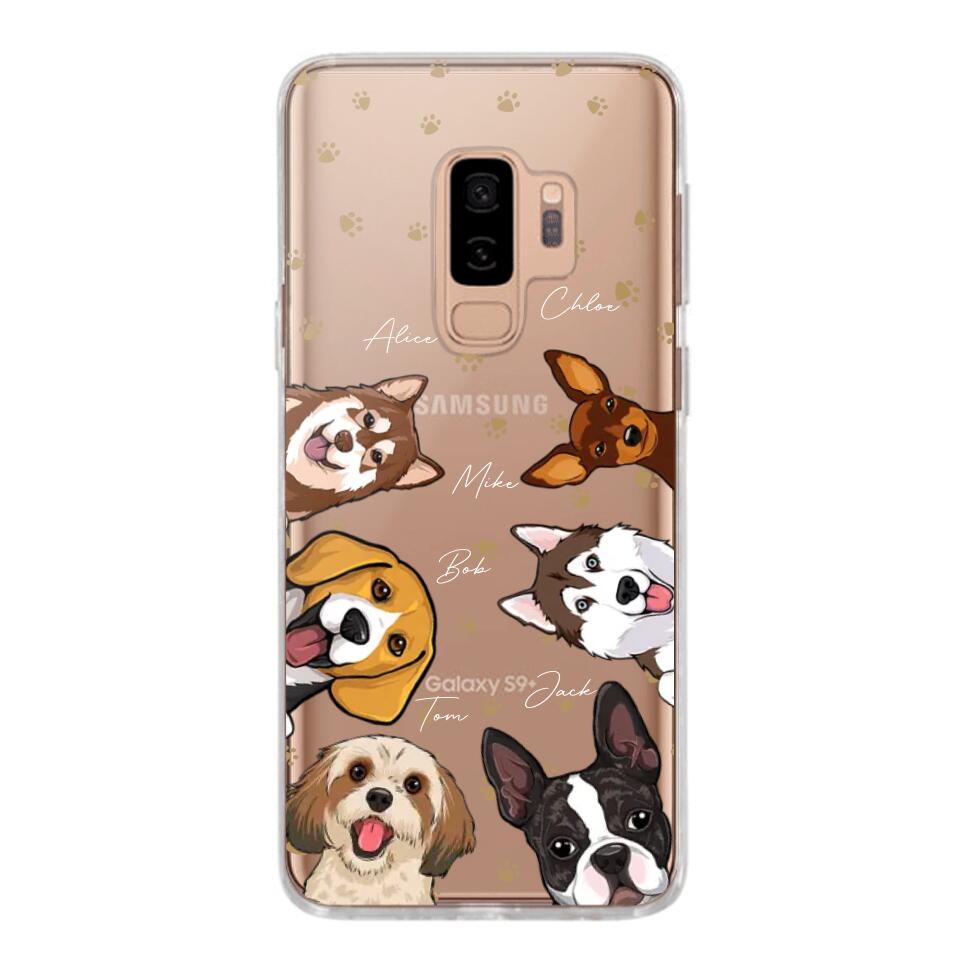 Personalized Dog Lovers Silicon Phonecase 23MAR-HQ22