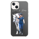 Personalized Upload Your Horse Riding Horse Lovers Silicon Phonecase 23MAR-HQ23