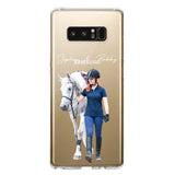 Personalized Upload Your Horse Riding Horse Lovers Silicon Phonecase 23MAR-HQ23