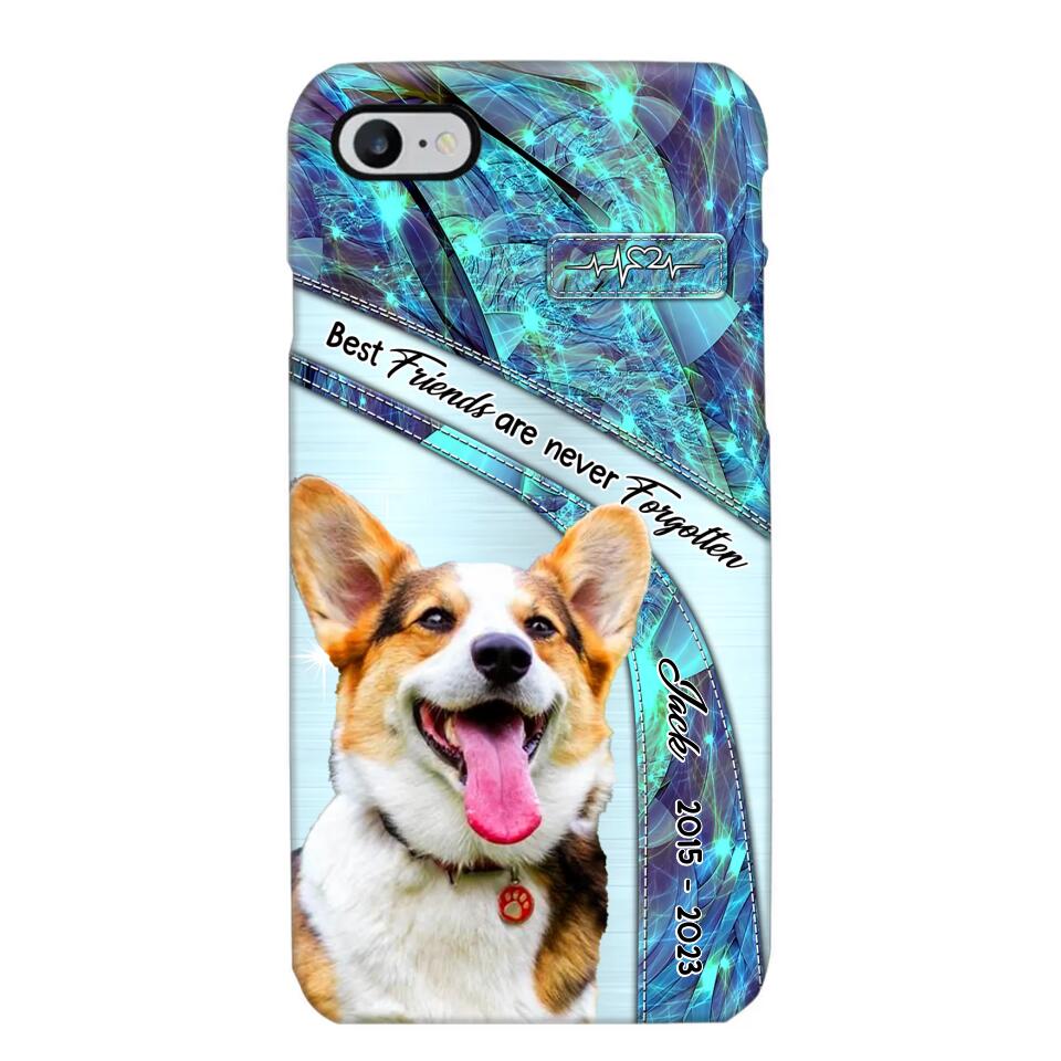 Personalized Upload Your Dog Photo Best Friends Are Never Forgotten Phonecase Printed QTHQ2203