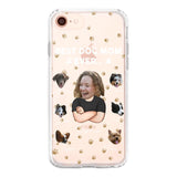 Personalized Upload Your Dog Photos Best Dog Mom Ever  Silicon Phonecase PNHQ2303