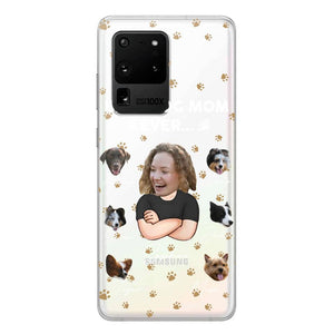 Personalized Upload Your Dog Photos Best Dog Mom Ever  Silicon Phonecase PNHQ2303